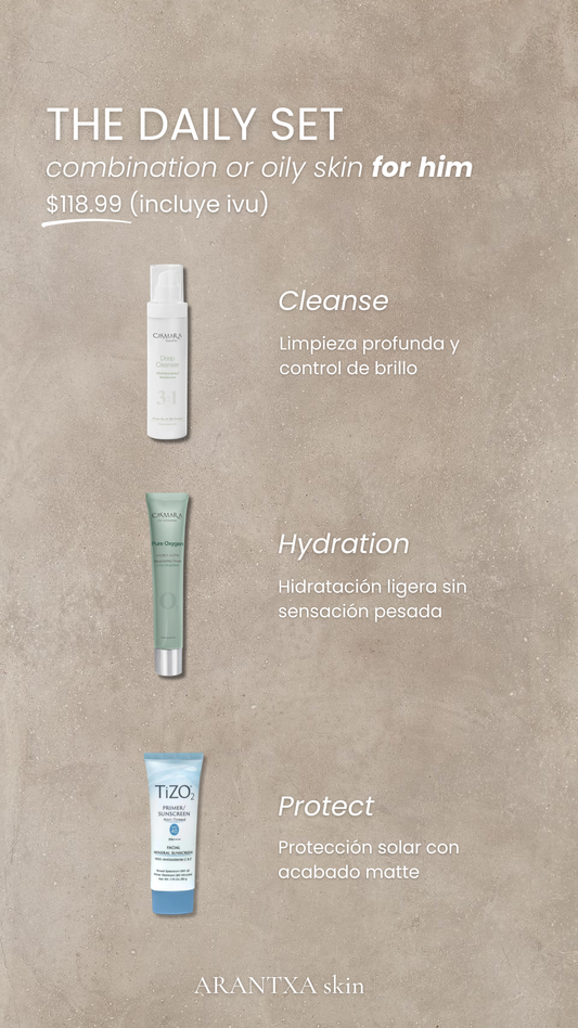 The Daily Set for combination or oily skin